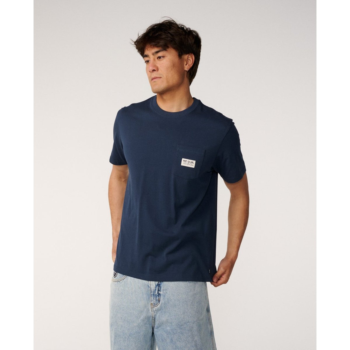 T-shirt relax Pacific Rinse POCKET dark navy, RIP CURL
