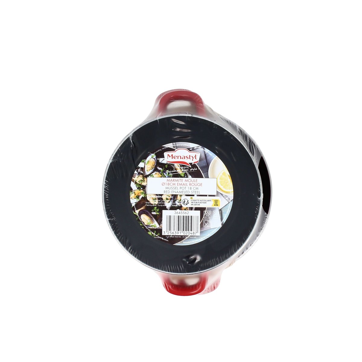 Marmite à moules 18cm rouge, MENASTYL