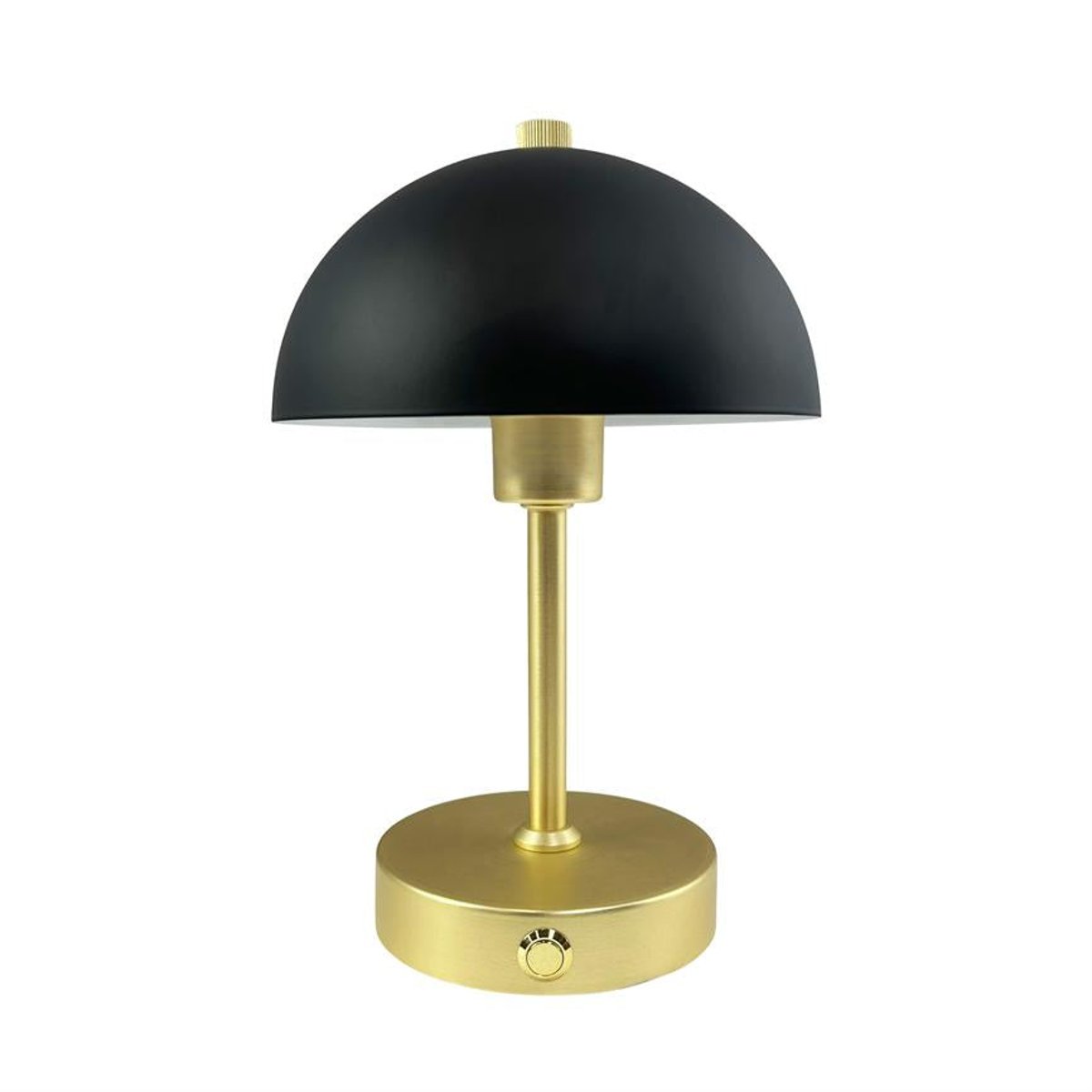 Lampe à poser LED Malmö noir, laiton, DYBERG LARSEN