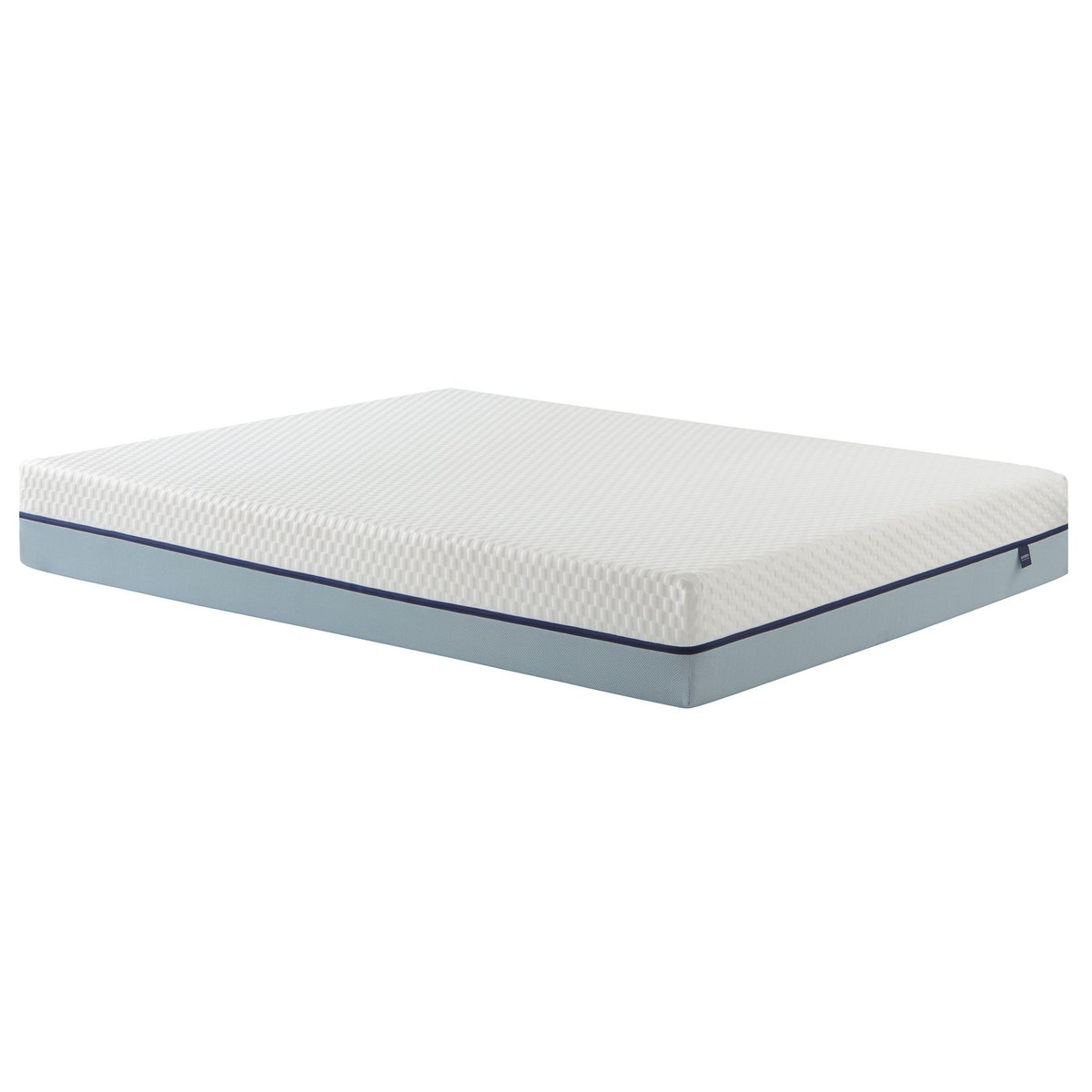 Ensemble matelas mémoire de forme, sommier et pieds Songe 600 blanc, SOMEO
