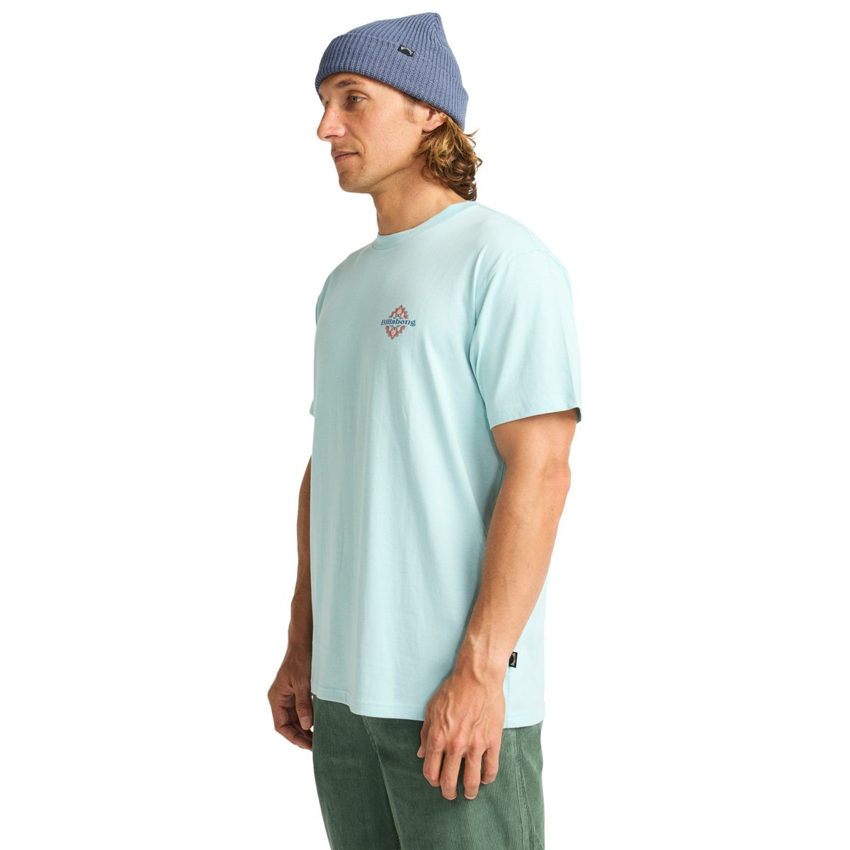 T shirt manches courtes SEGMENT bleu dusty blue, BILLABONG