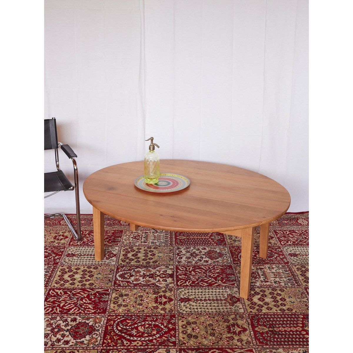 Table basse années 20 en bois Léonie N°1082 - Bon état bois clair, DEBONGOUT