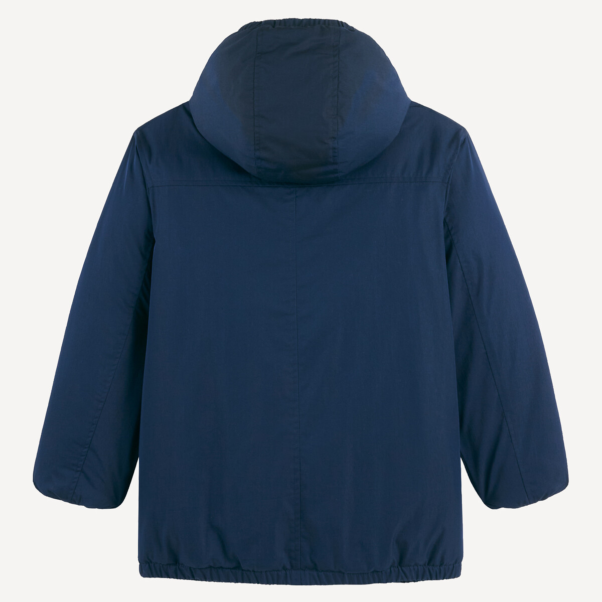 Parka à capuche avec doublure duveteuse bleu marine, LA REDOUTE COLLECTIONS