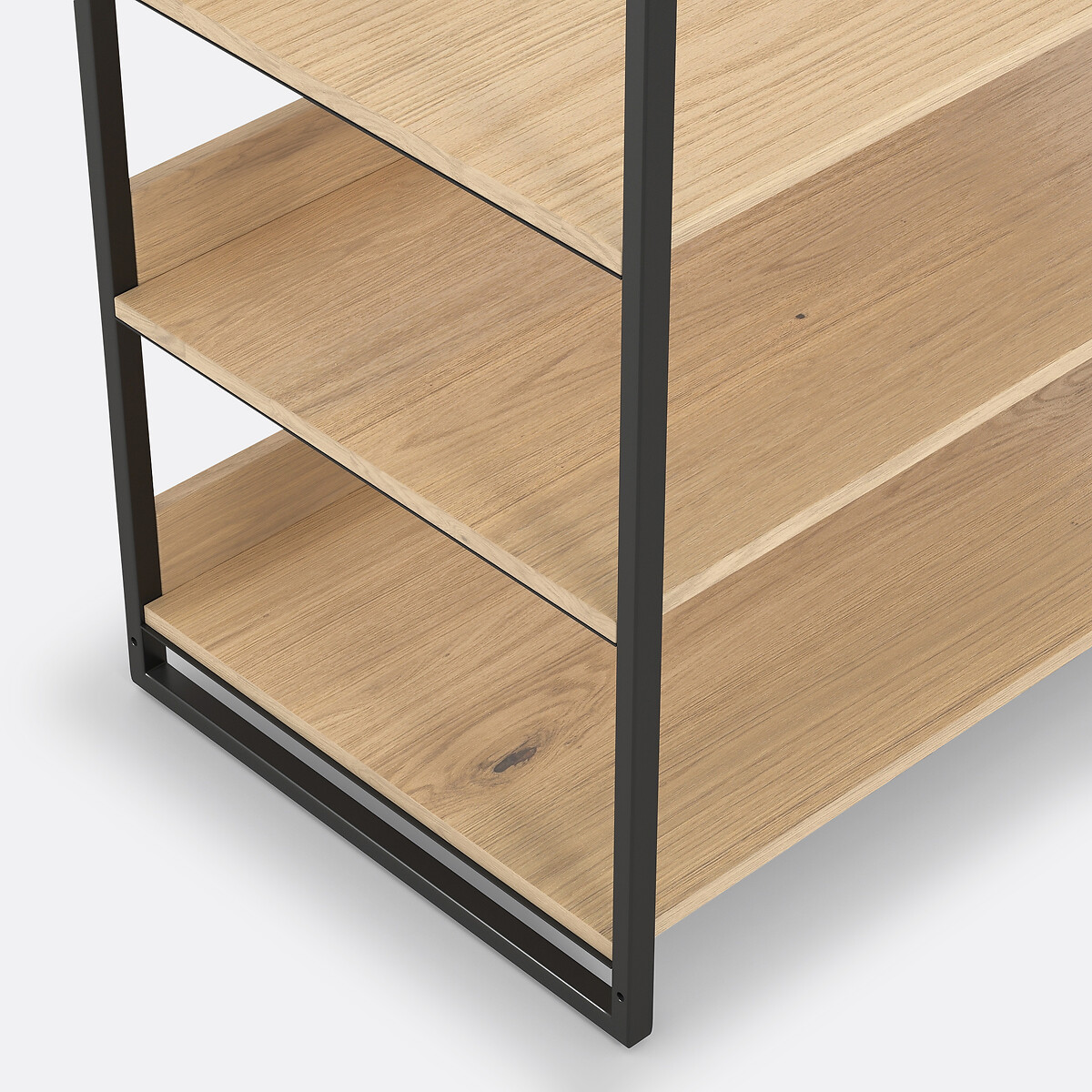Module armoire large 3 étagères 1 penderie HIBA bois/métal, LA REDOUTE INTERIEURS