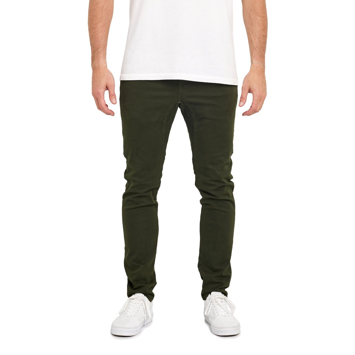 PANTALON STRAIGHT KONG vert, PULLIN