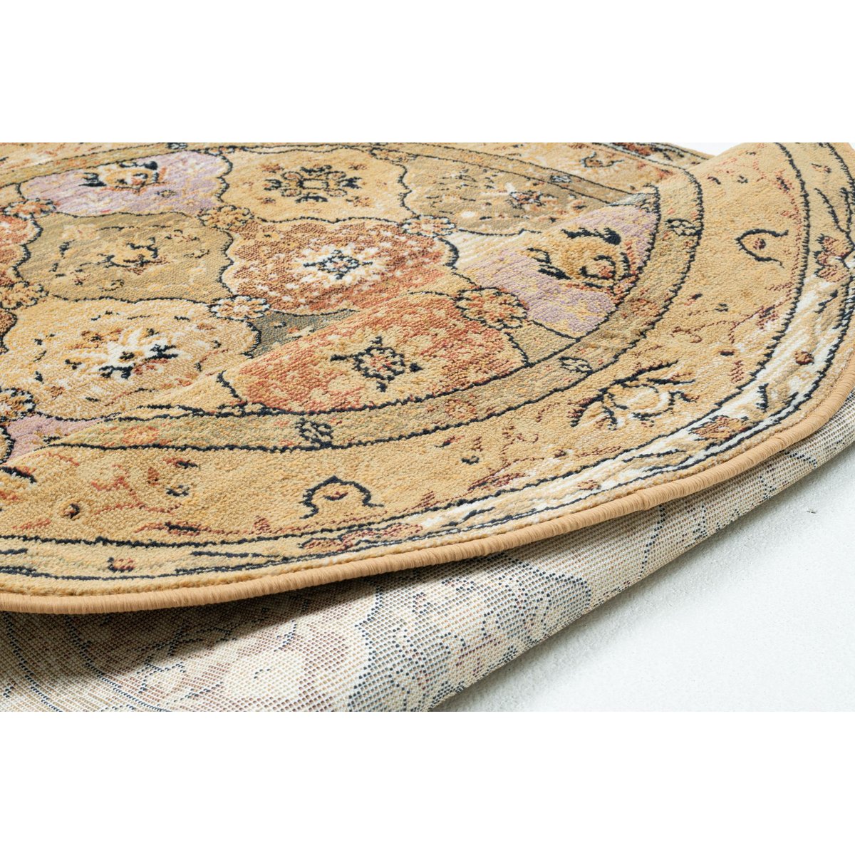 Tapis tissé à poils courts - GABIRO beige, THEKO