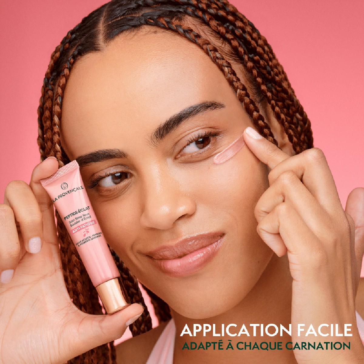 Le Soin Rose Jouvence Yeux Éclat 15ml couleur unique, LA PROVENÇALE