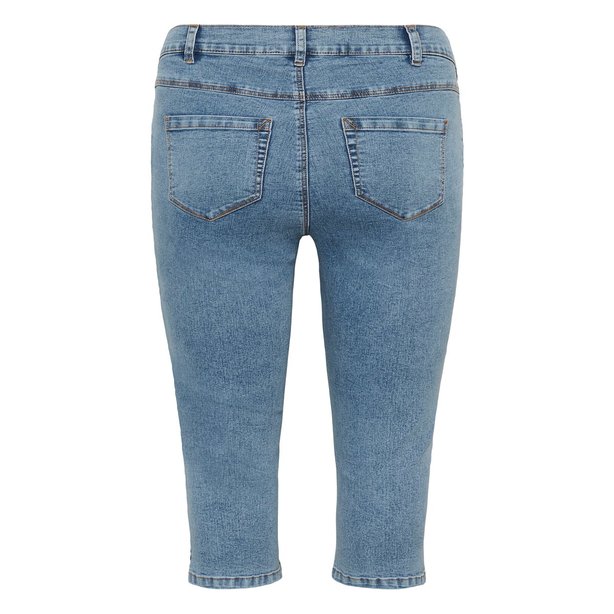 Jeans bleu washed blue denim, KAFFE CURVE
