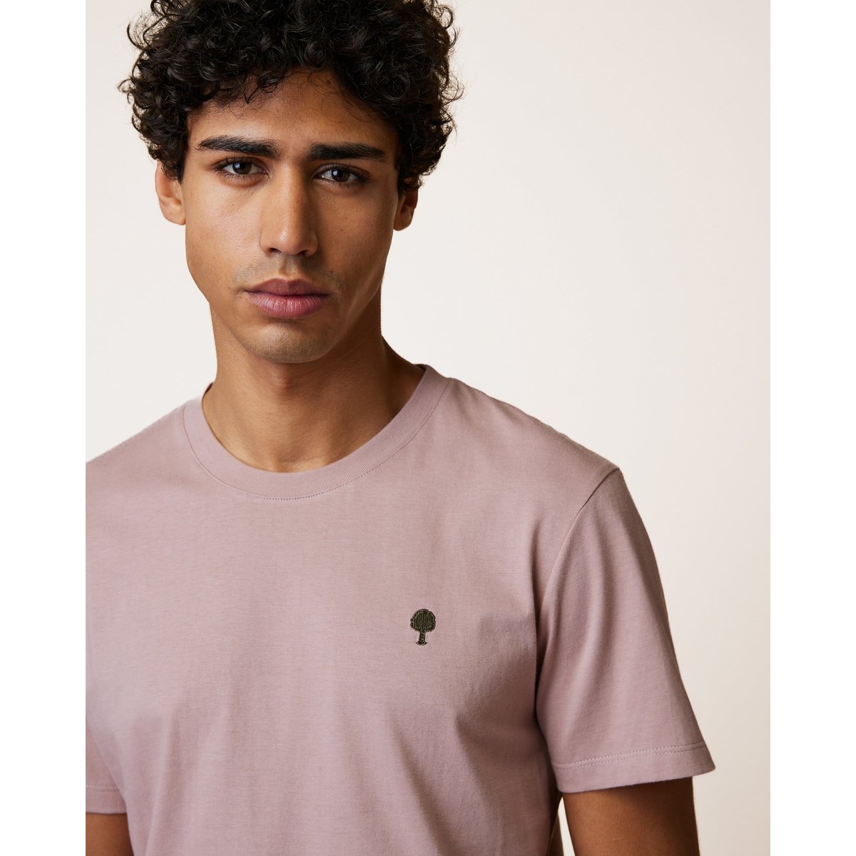 T-shirt en maille mauve, FAGUO