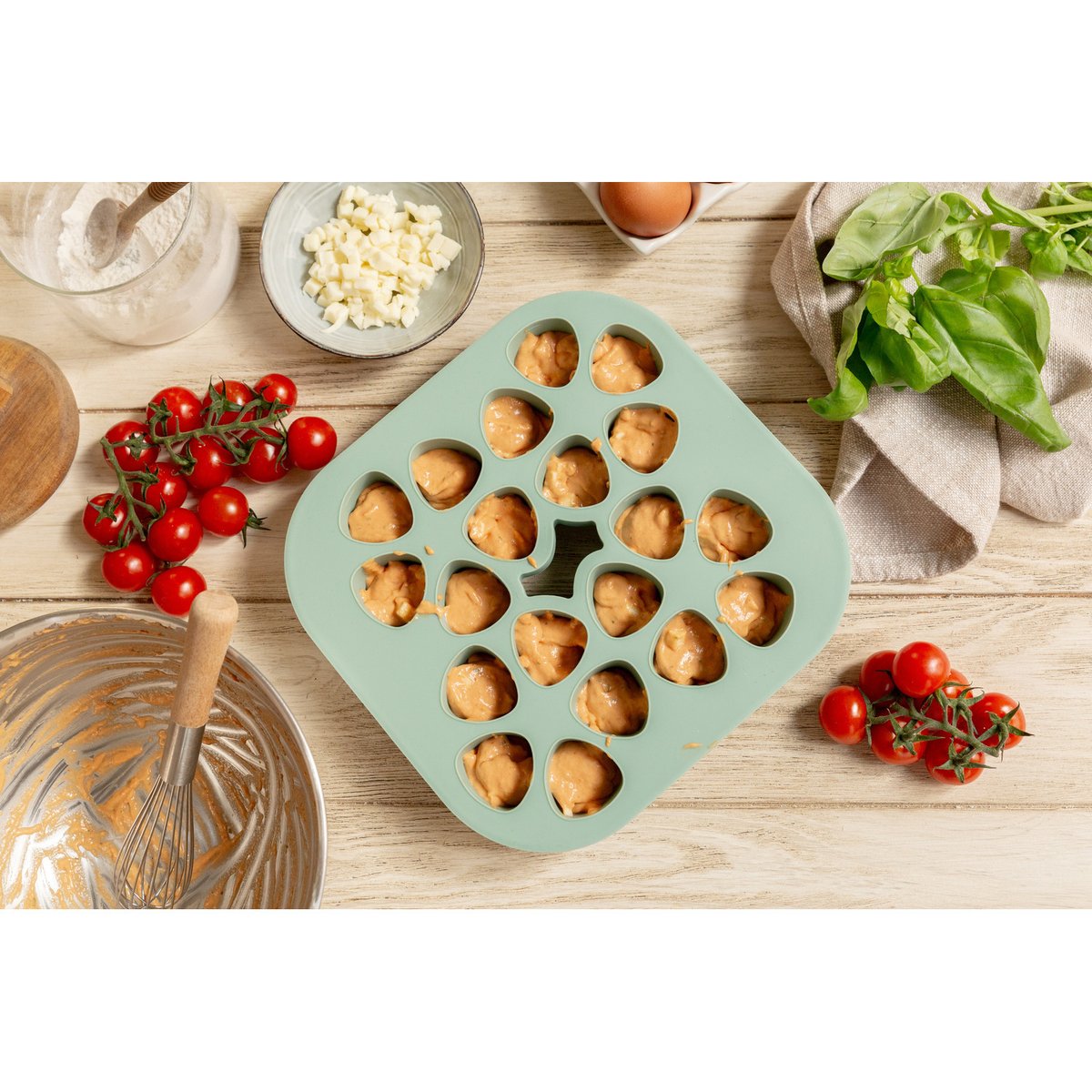 Moule mini multiportions silicone 20X35ml vert sauge, BEABA