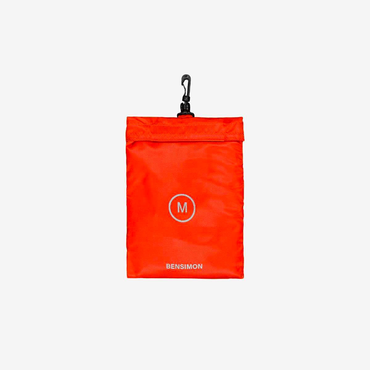 Sac cabas grand format en nylon recyclé EXTRA BAG orange, BENSIMON