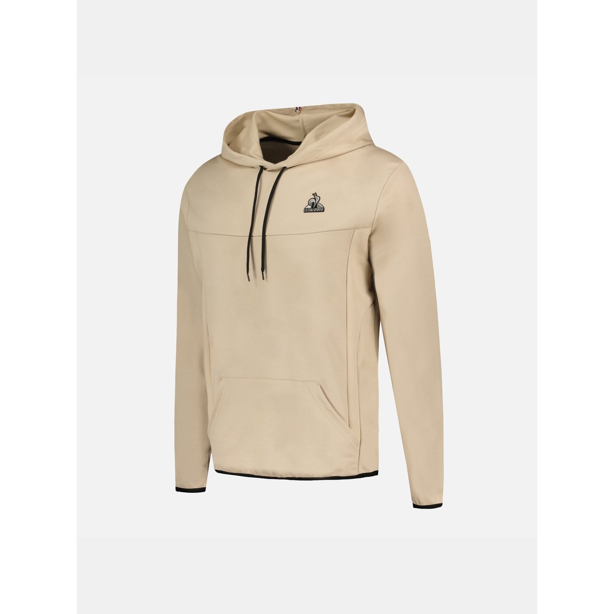 Sweat à capuche Coq d'Argent beige, LE COQ SPORTIF