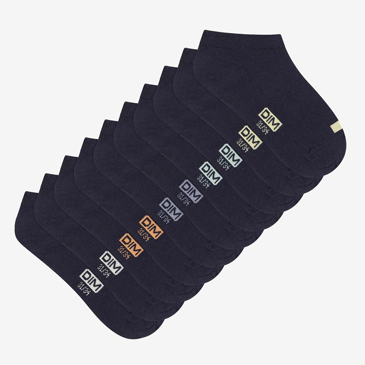 Socquettes 31/34-35/38 bleu marine, DIM