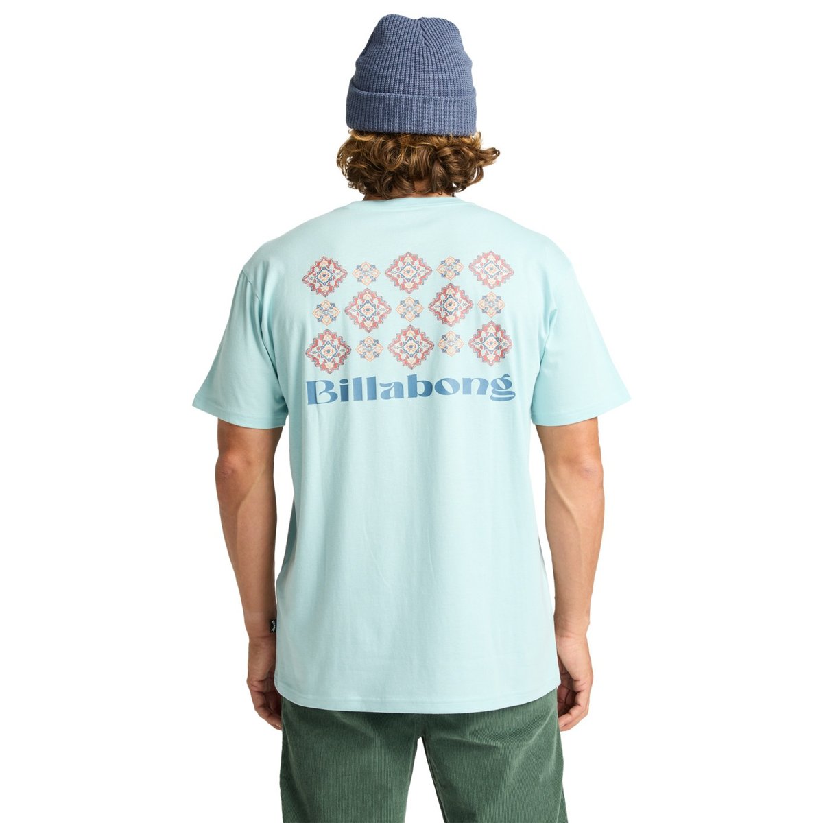 T shirt manches courtes SEGMENT bleu dusty blue, BILLABONG