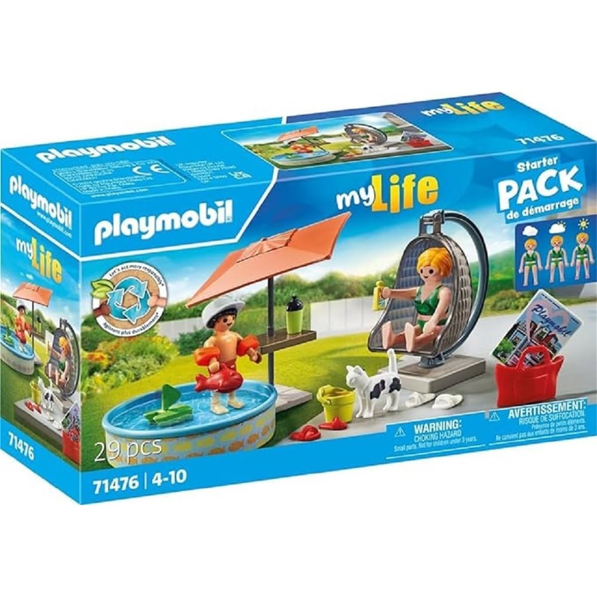 Maman et Enfant avec Fauteuil Suspendu v019845, PLAYMOBIL
