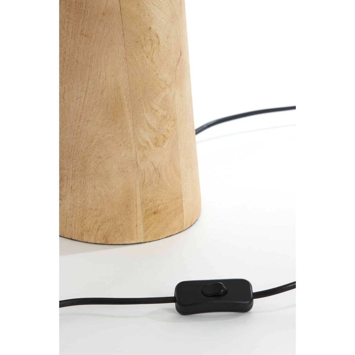 Base De La Lampe Bois BAGLIO naturel, LIGHT & LIVING