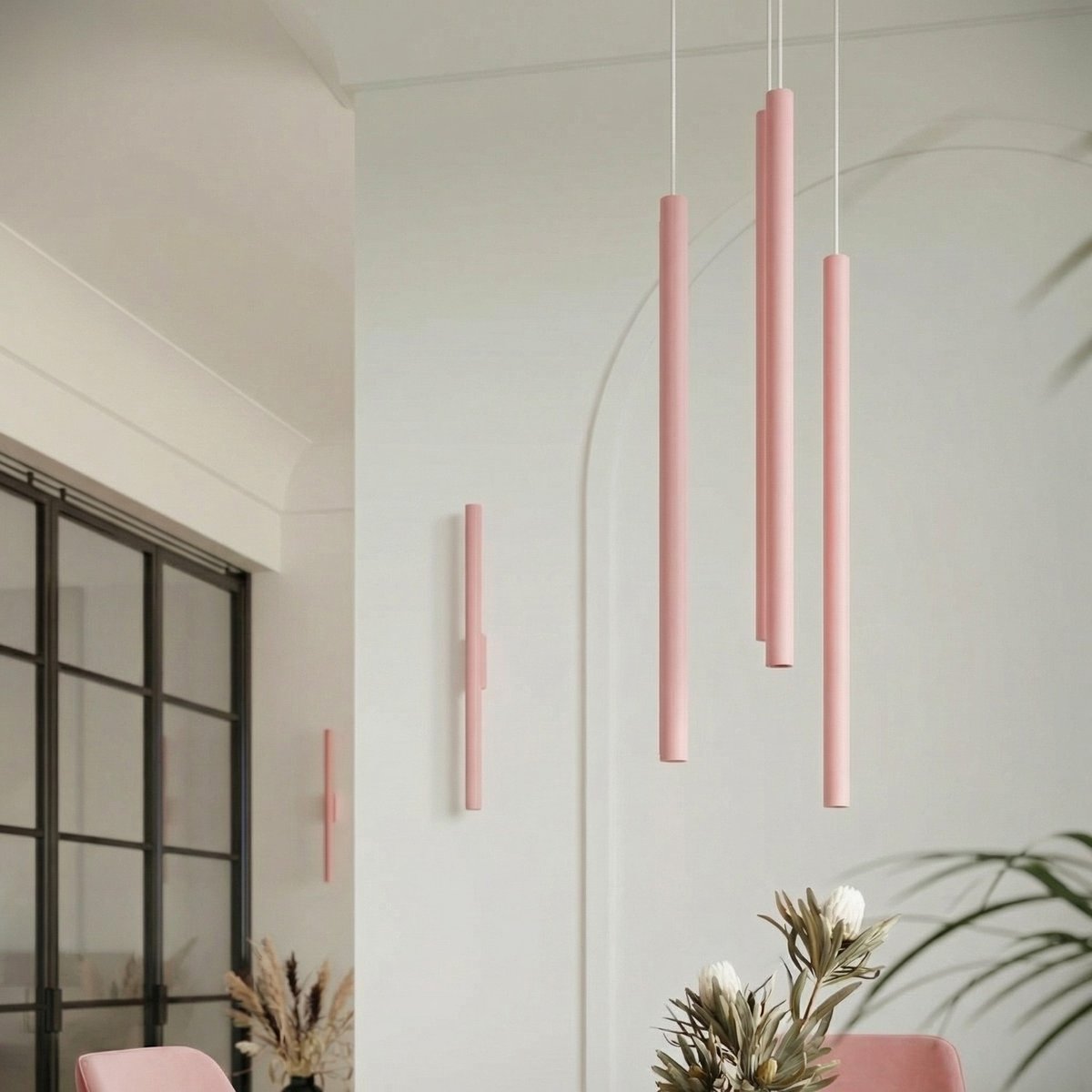 Applique murale Rose G9 2 PASTELO rose, EDEN