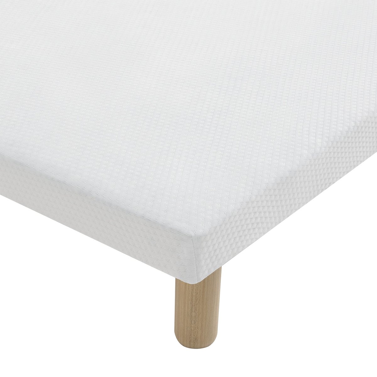 Sommier lattes extra plat tapissier 7cm blanc, SOMEO