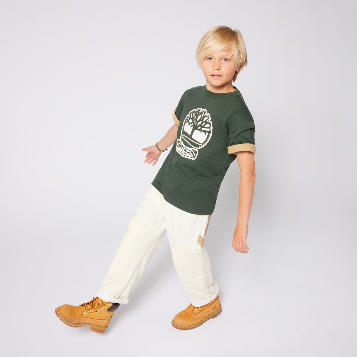Pantalon ajustable en sergé riz, TIMBERLAND