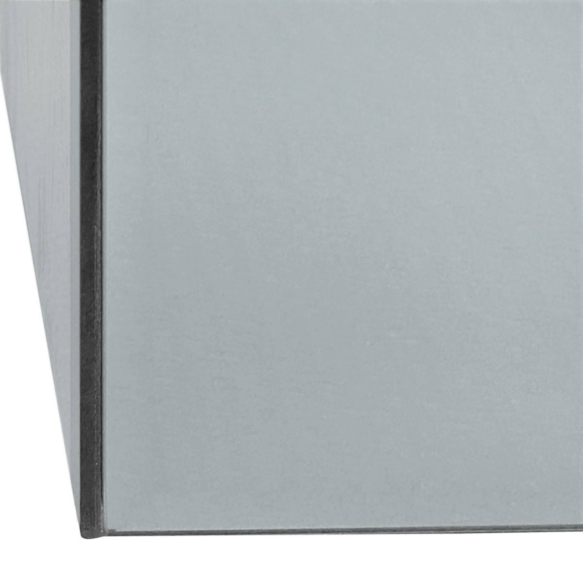 Table cubique miroir, bout de canapé, table d'appoint cube miroir 40cm MIRAGE transparent, SWEEEK