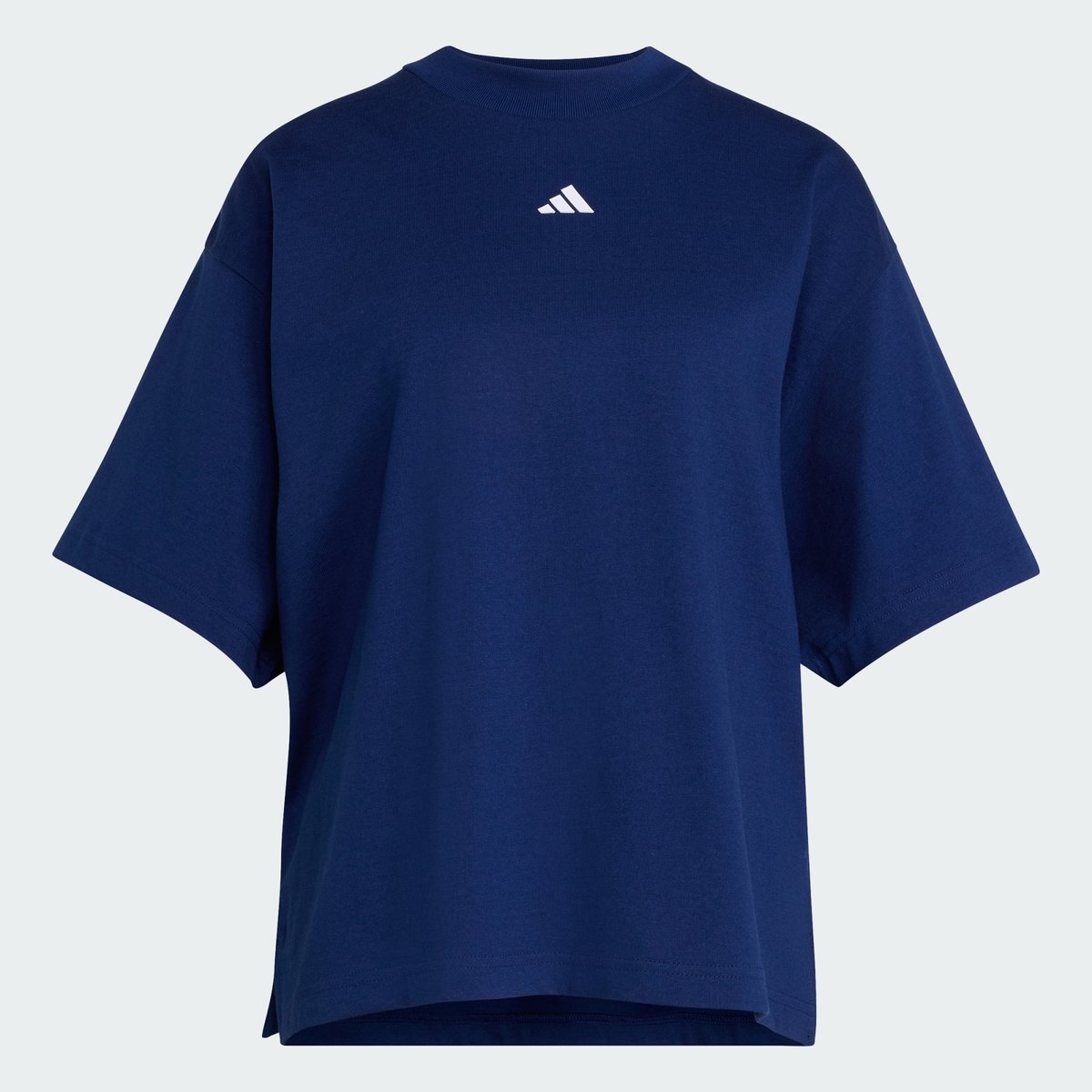 T-Shirt 3 Stripes Studio Boyfriend T-Shirt 3 Stripes Studio Boyfriend dark blue, ADIDAS SPORTSWEAR
