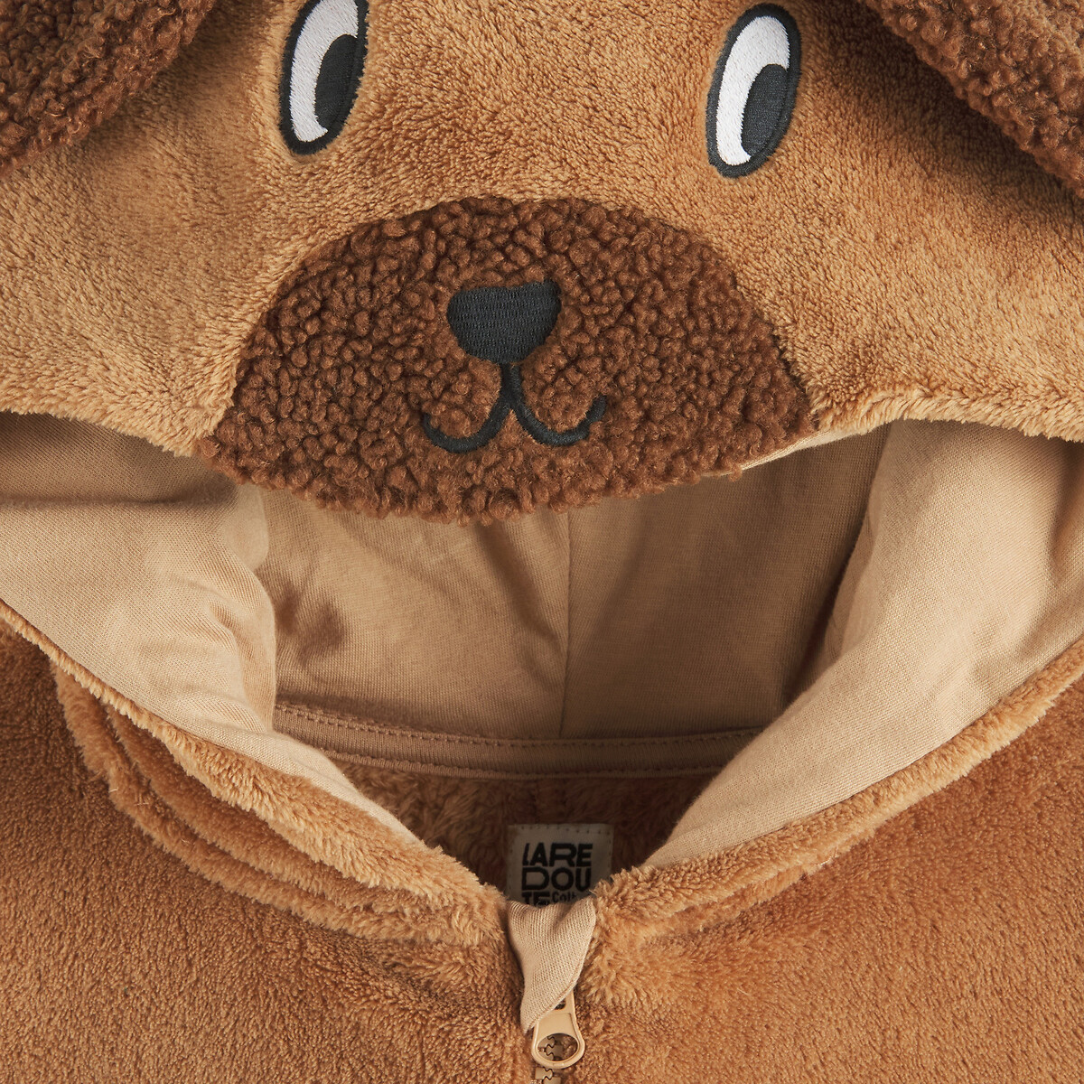 Dog Fleece Onesie ecru , LA REDOUTE COLLECTIONS