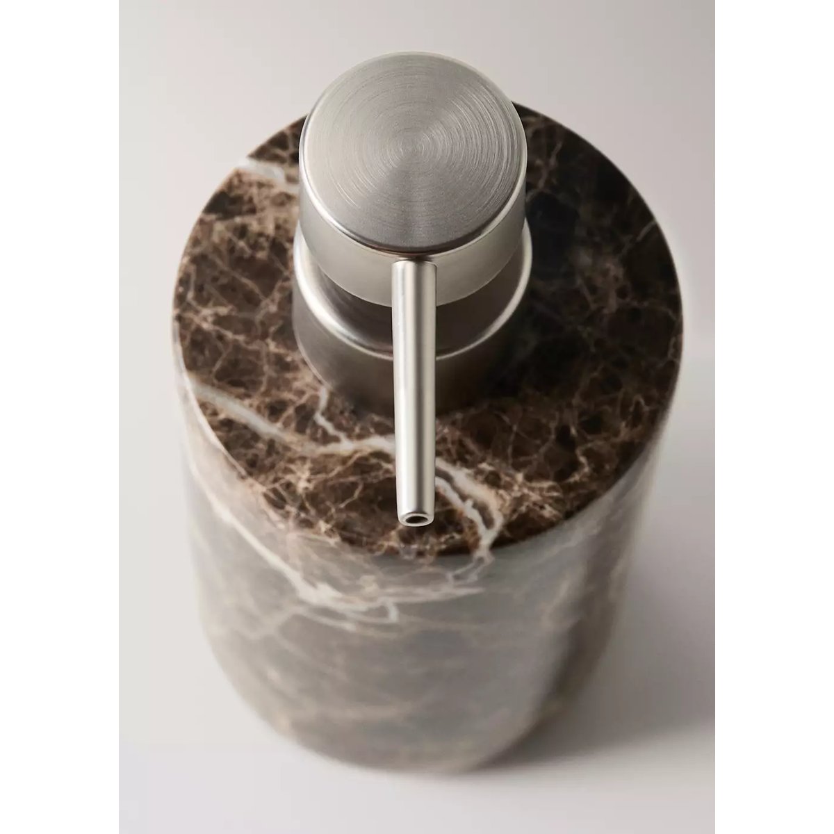 Distributeur de savon marbre marron, MANGO HOME
