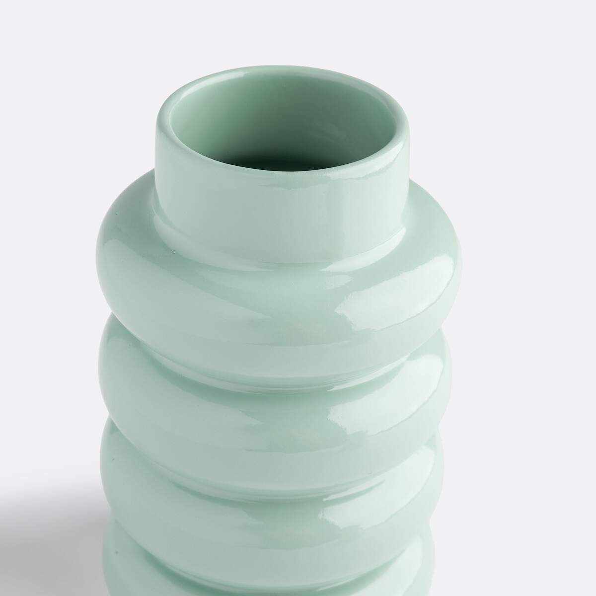 Jarra de cerâmica, altura 16,5 cm, CLEONA verde-argila, LA REDOUTE INTERIEURS