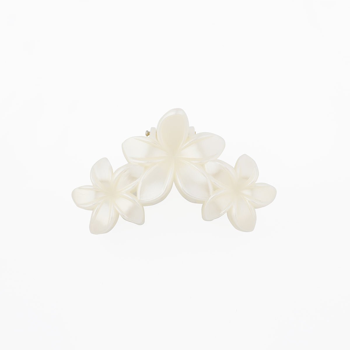 Pince à cheveux fleurs blanc perle blanc, BALABOOSTE