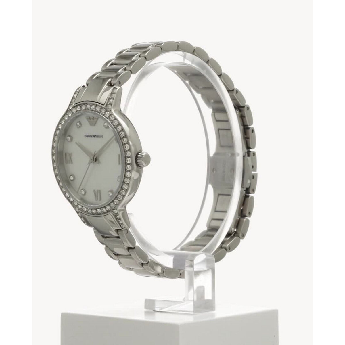 Montre Analogique EMPORIO ARMANI argenté nacre blanche argenté, EMPORIO ARMANI