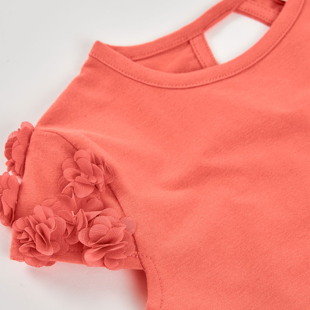 T-shirt fille coton rose, BOBOLI