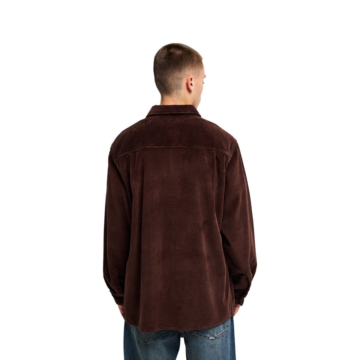 Chemise en velours côtelé VENTURE CORD marron java, QUIKSILVER