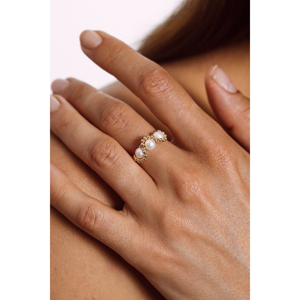 Bague Mira perle de culture, YAY PARIS