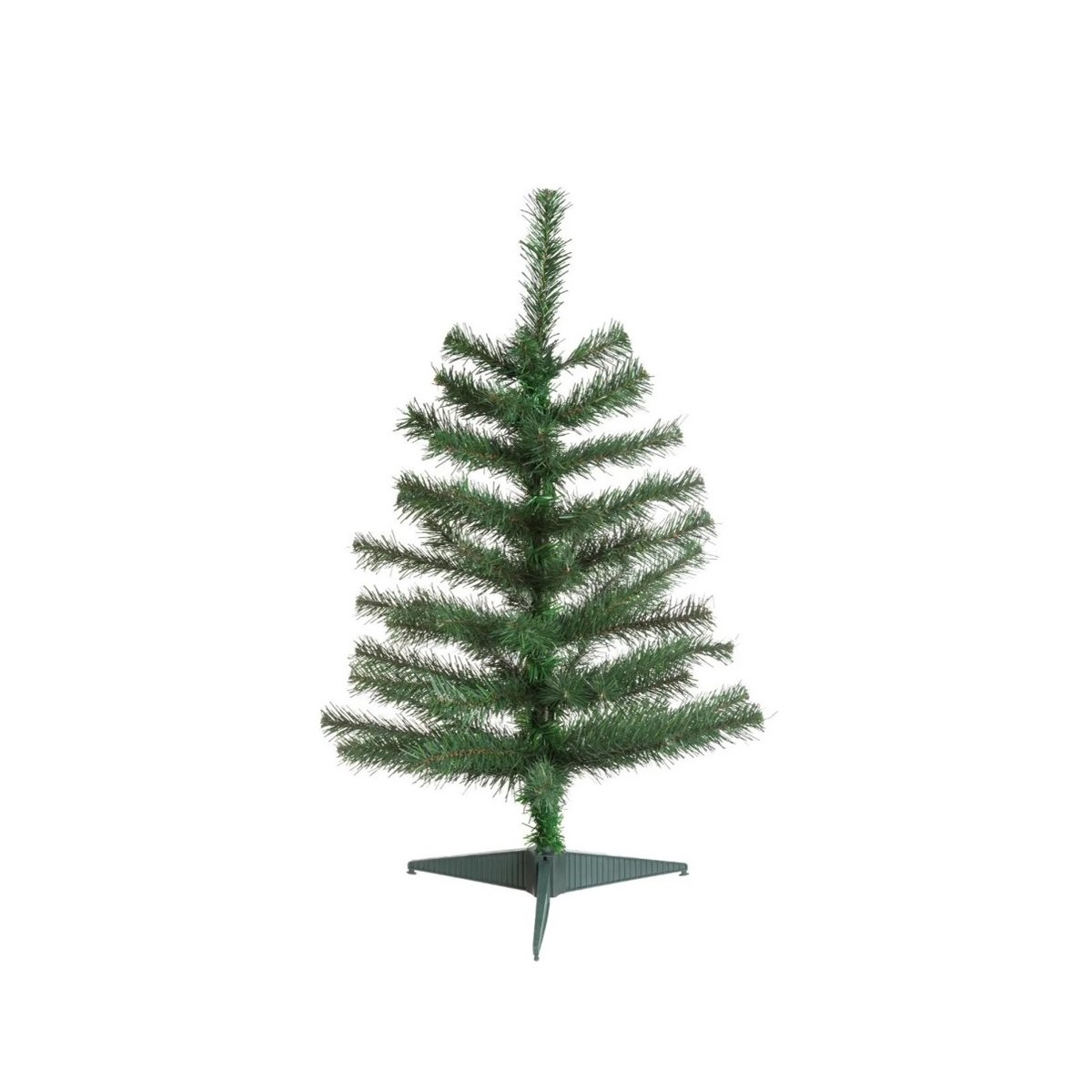 Sapin de Noël avec pied en plastique vert, EDEN