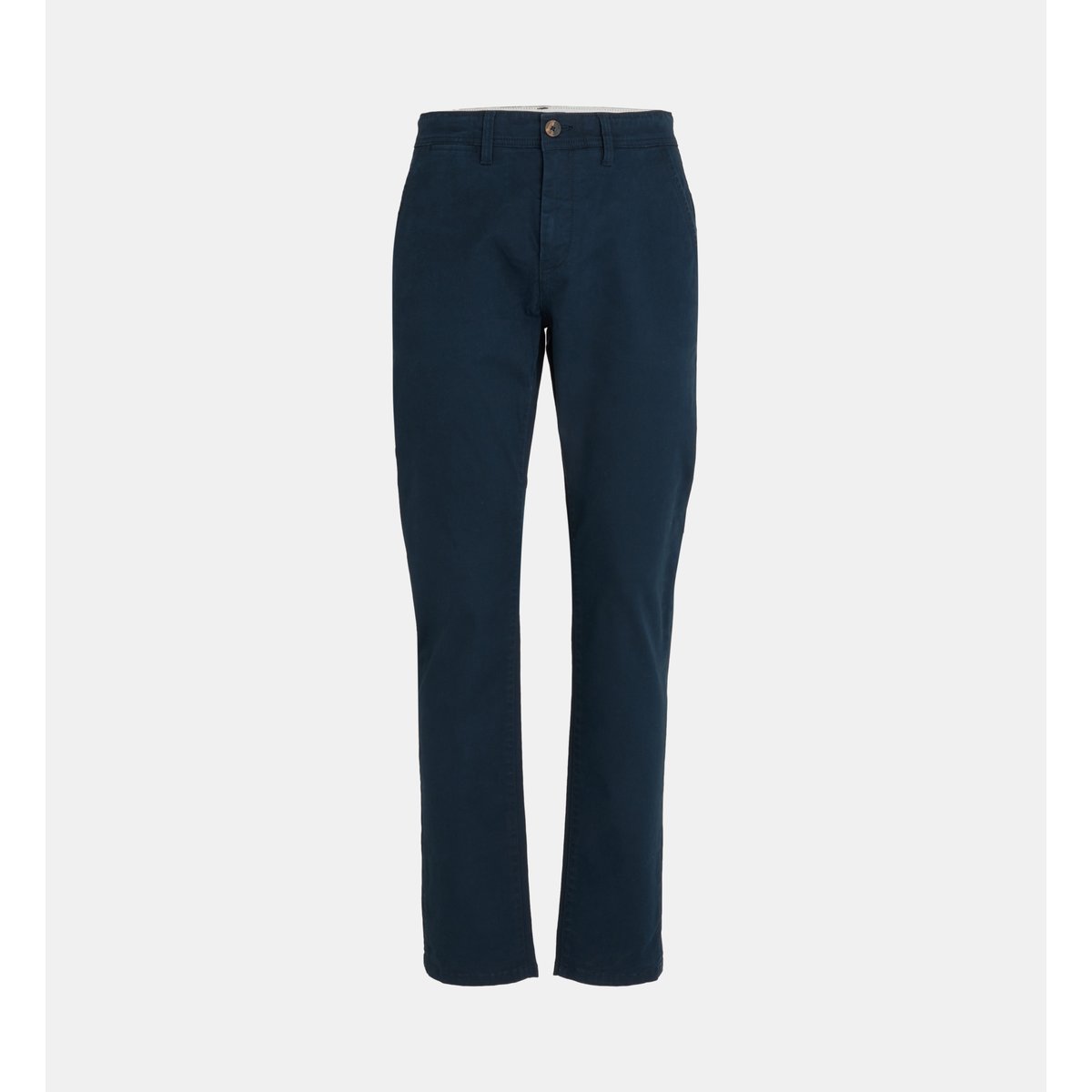 Pantalon chino kutslim ajusté coton bio stretch bleu marine, GALERIES LAFAYETTE