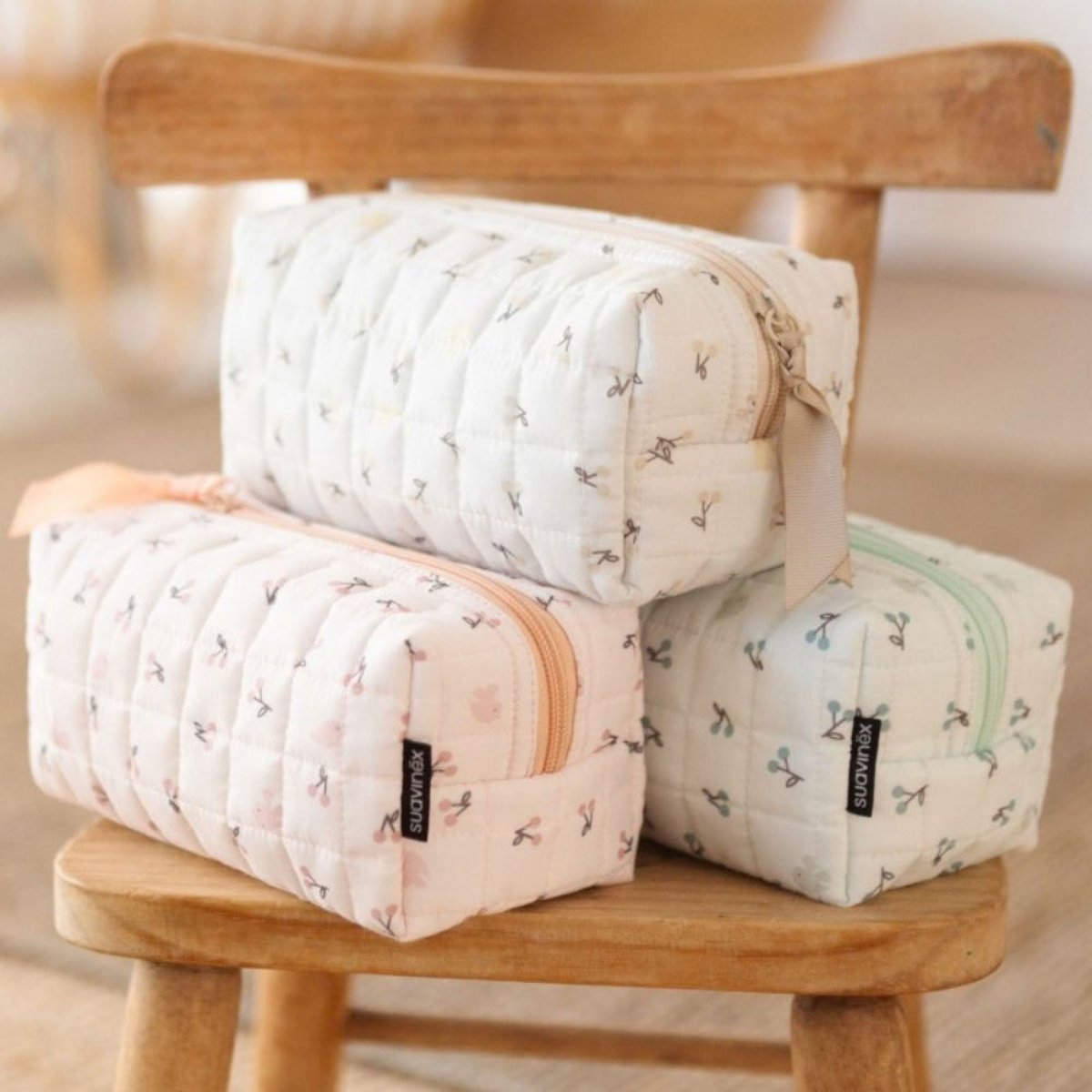 Trousse de toilette BIRDIES oisillons rose, SUAVINEX