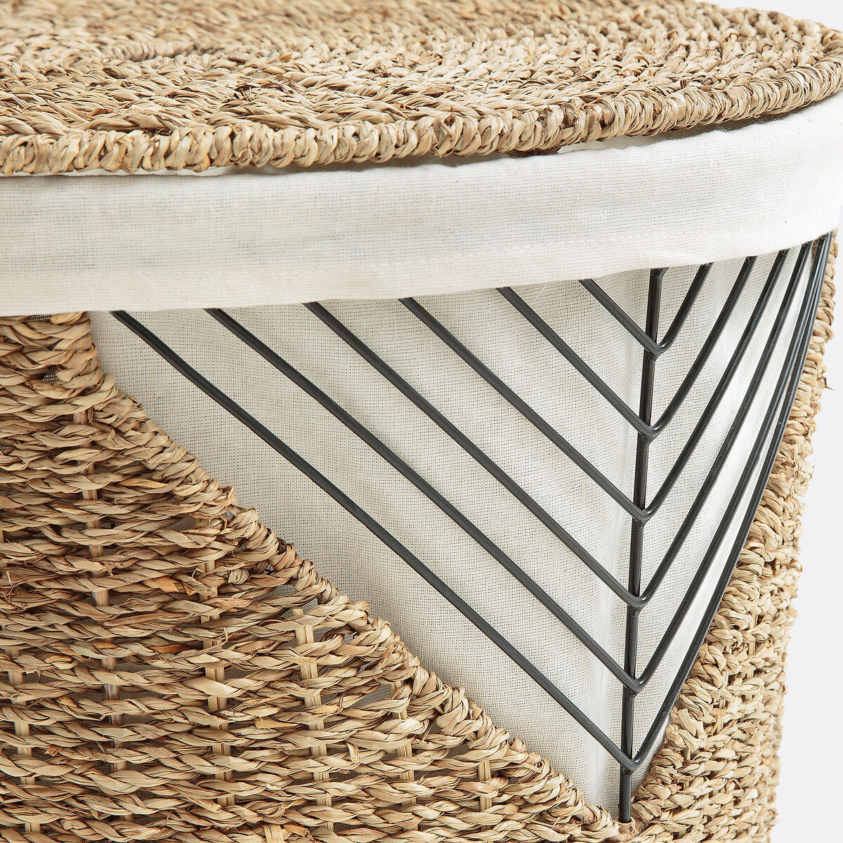 Panier à linge tressée, TRESSIE naturel, LA REDOUTE INTERIEURS