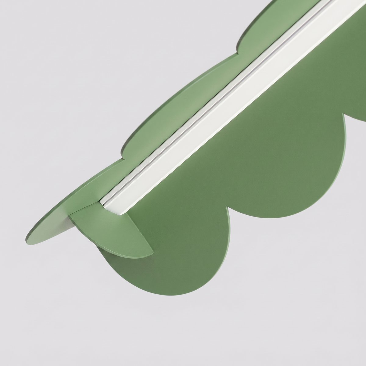 Suspension Aluminium Sauge LED 1 Biscuit sauge, EDEN