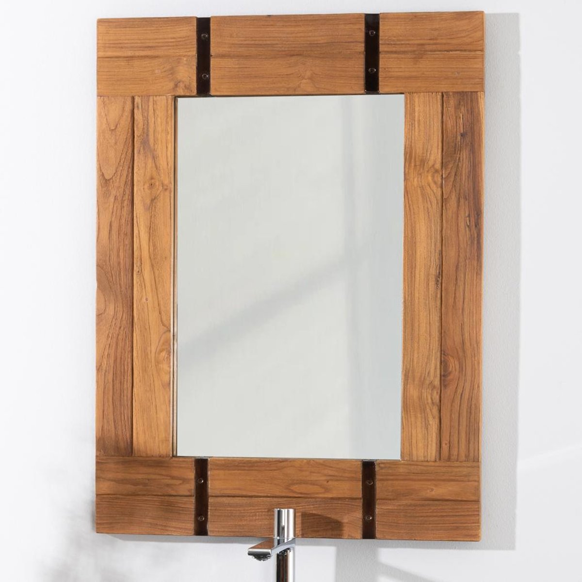 Miroir de rectangle naturel 60x80 LOFT naturel, WANDA COLLECTION