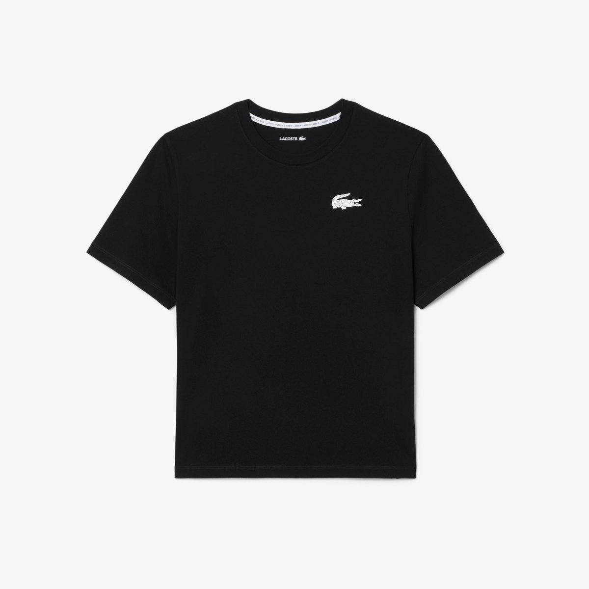 T-shirt d'intérieur jersey de coton noir-258, LACOSTE
