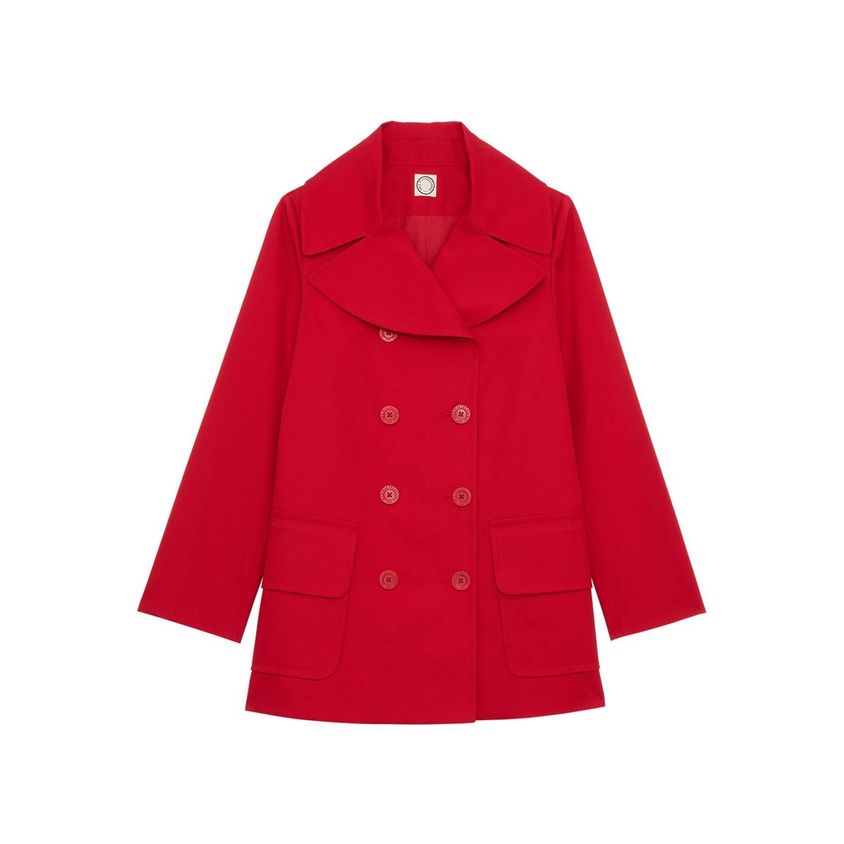 Caban Séraphine rouge rouge, INES DE LA FRESSANGE PARIS