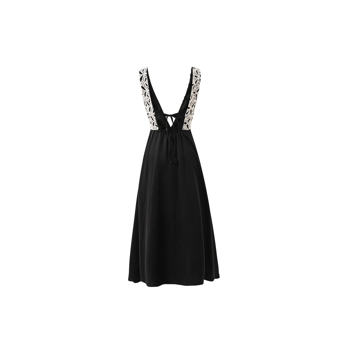 Robe longue BALANDRA noir, FRNCH