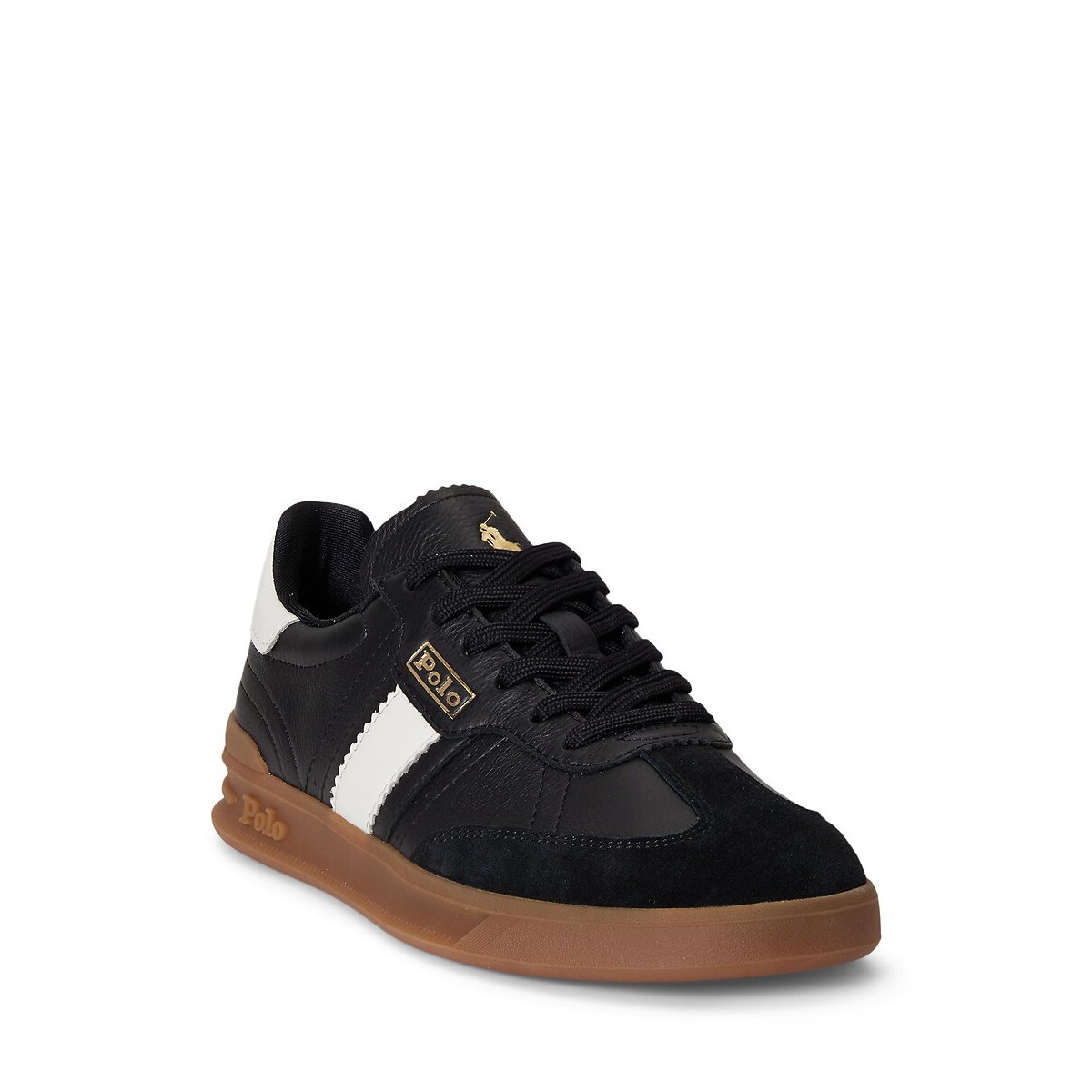 Baskets en cuir HERITAGE AERA noir, POLO RALPH LAUREN