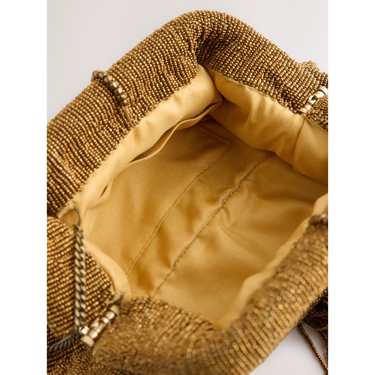 Pochette avec fermoir à ornements doré, NEXT