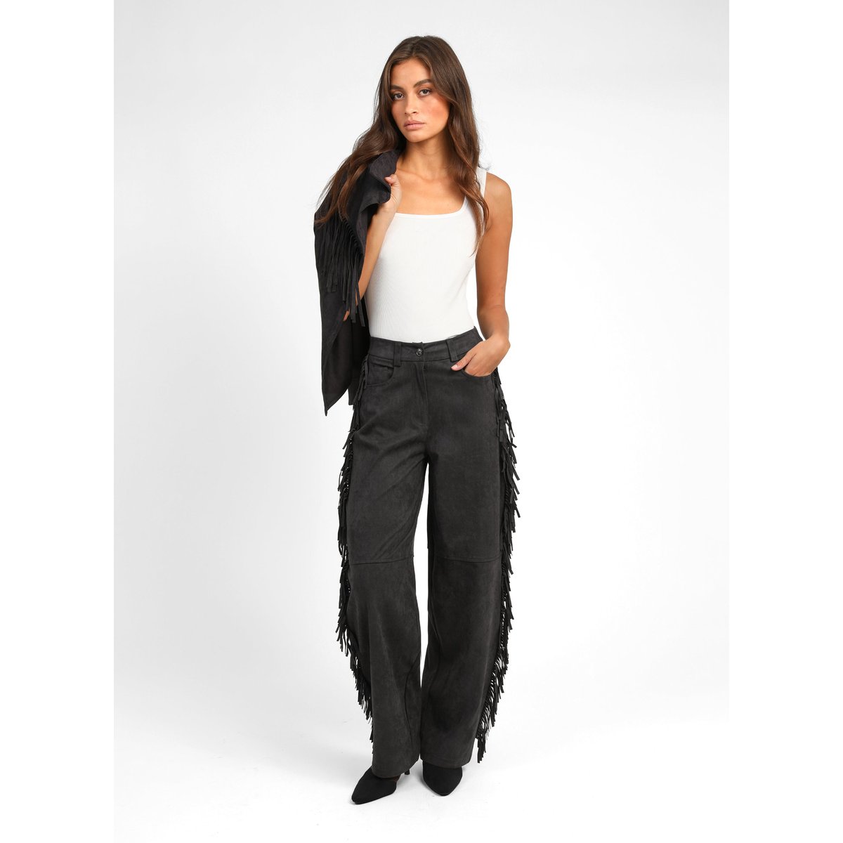 Pantalon PHILONY anthracite, AN'GE