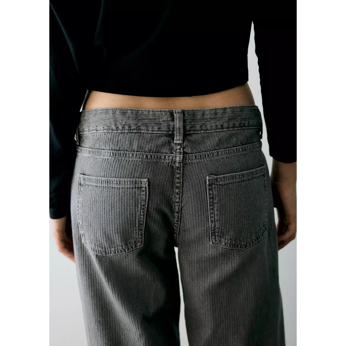 Jeans jacquard gris denim, MANGO TEEN