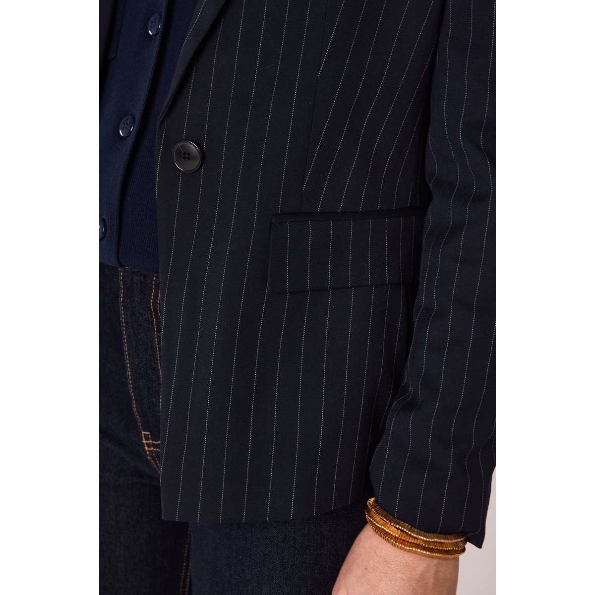 Veste de tailleur à rayures SIMONE marine, Maison 123
