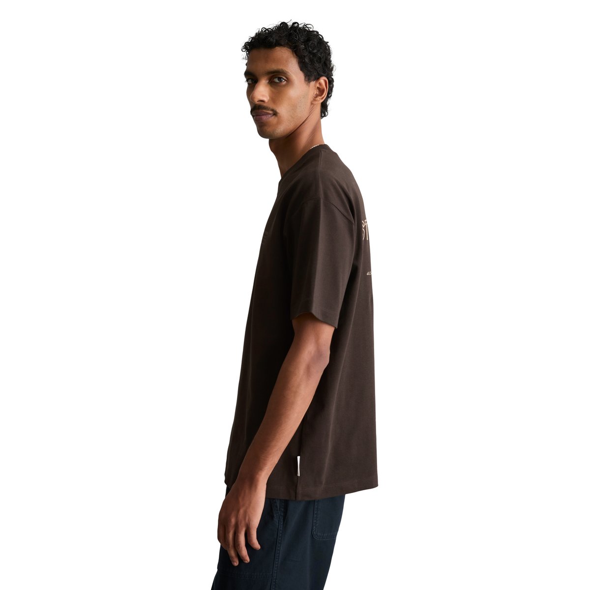 T-shirt ample avec imprimé dans le dos marron, MARC O’POLO DENIM