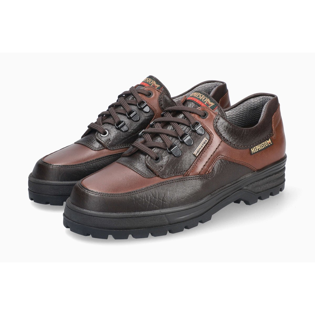 Derbies en cuir BARRACUDA MT dark brown 10, MEPHISTO