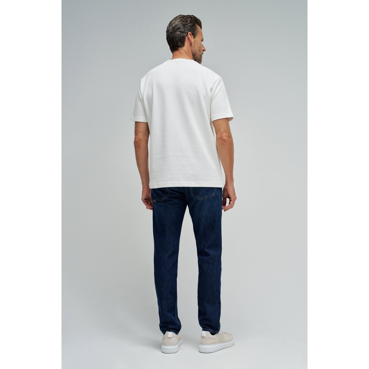 T-SHIRT TEXTURÉE blanc, SALSA JEANS